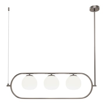 Maytoni MOD221PL-03N - Hanglamp met vaste pendel ERICH 3xE14/40W/230V mat chroom