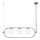 Maytoni MOD221PL-03N - Hanglamp met vaste pendel ERICH 3xE14/40W/230V mat chroom