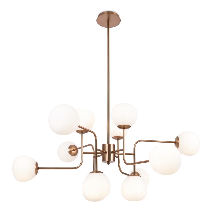 Maytoni MOD221PL-12G - Hanglamp met vaste pendel ERICH 12xE14/40W/230V koper