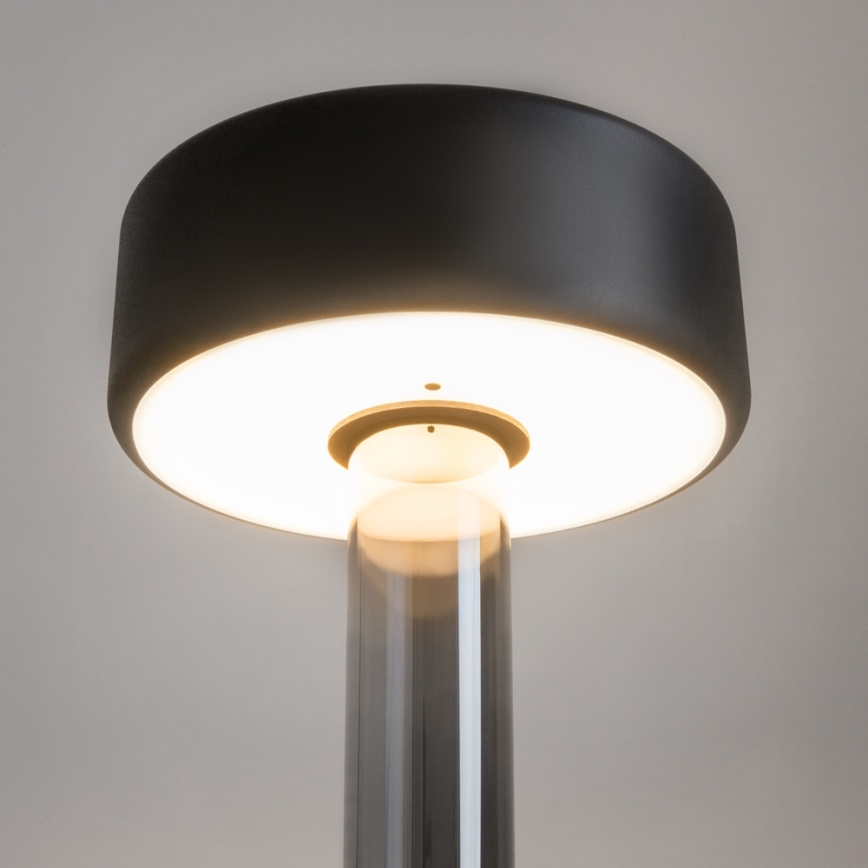 Maytoni MOD229TL-L3B3K3 - LED Dimbaar oplaadbaar draagbaar tafellamp LED/3W/5V 2200-4000K zwart/grijs