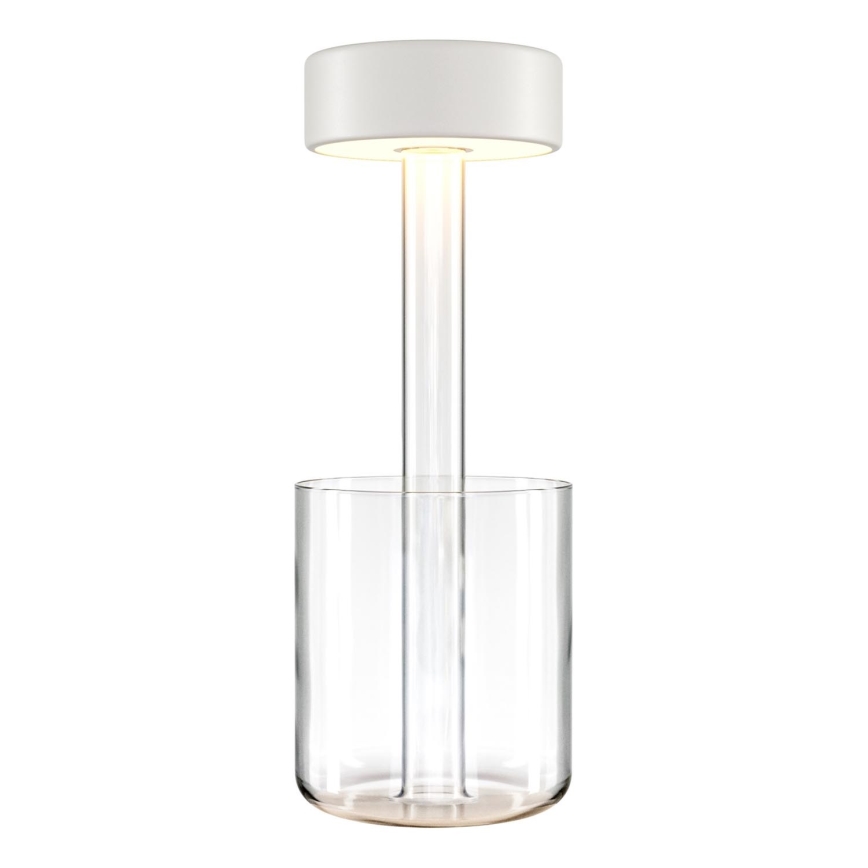Maytoni MOD229TL-L3W3K1 - LED Dimbaar oplaadbaar draagbaar tafellamp LED/3W/5V 2200-4000K wit/doorzichtig
