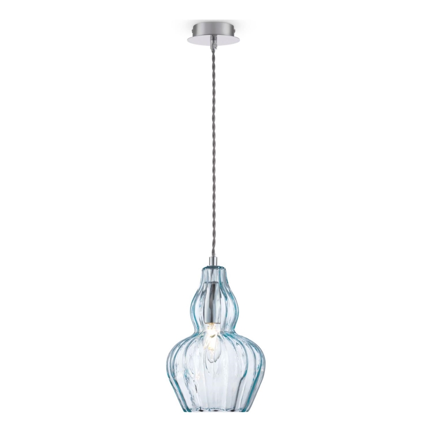 Maytoni MOD238-PL-01-BL - Hanglamp aan een koord EUSTOMA 1xE14/40W/230V blauw