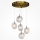 Maytoni MOD254PL-05BS - Hanglamp aan een koord FROZEN 5xG4/28W/230V messing