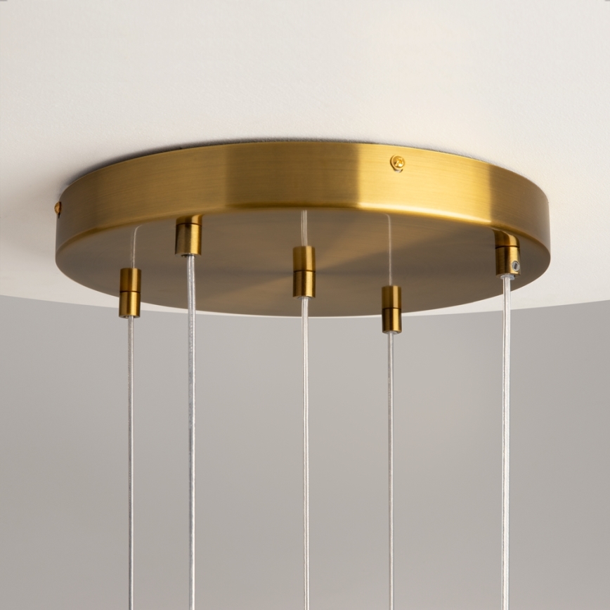 Maytoni MOD254PL-05BS - Hanglamp aan een koord FROZEN 5xG4/28W/230V messing