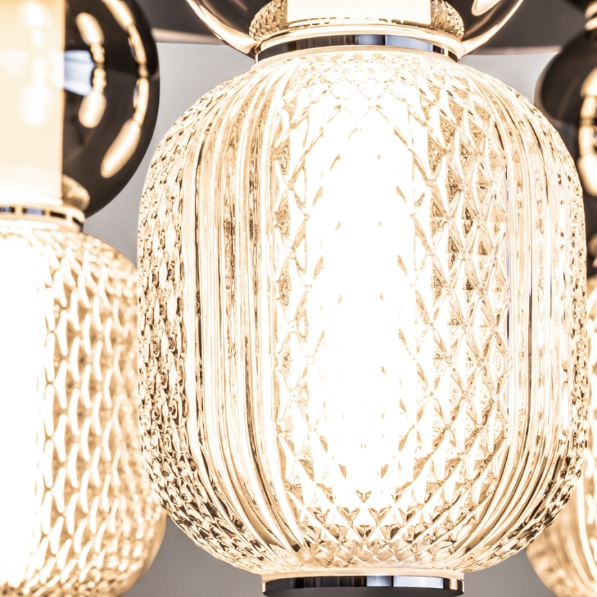 Maytoni MOD273CL-L60CH3K - LED Plafondlamp DROP 4xLED/15W/230V diameter 43 cm glanzend chroom