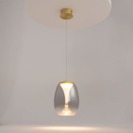 Maytoni MOD282PL-L8G3K - LED Hanglamp aan een koord SPLASH LED/7W/230V 3000K goud