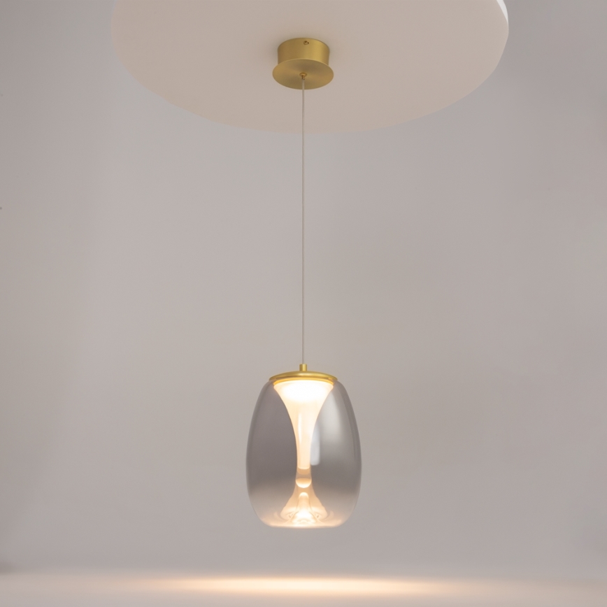 Maytoni MOD282PL-L8G3K - LED Hanglamp aan een koord SPLASH LED/7W/230V 3000K goud