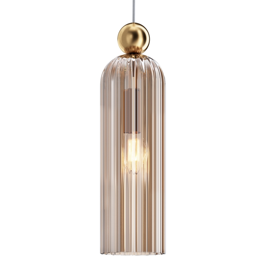 Maytoni MOD302PL-01CG - Hanglamp aan een koord ANTIC 1xE14/40W/230V goud/beige