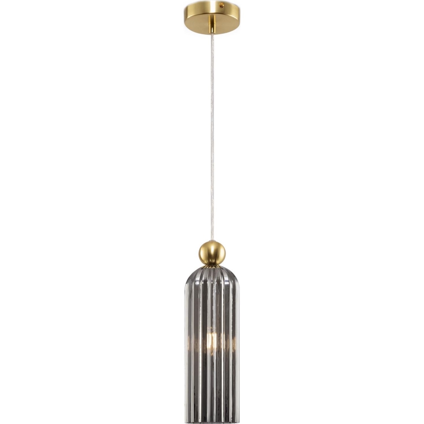 Maytoni MOD302PL-01GR - Hanglamp aan een koord ANTIC 1xE14/40W/230V goud/grijs