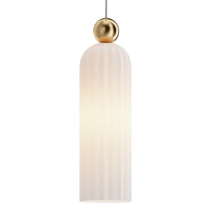 Maytoni MOD302PL-01W - Hanglamp aan een koord ANTIC 1xE14/40W/230V goud/wit