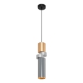 Maytoni MOD303PL-01CFL3 - Hanglamp aan een koord PALETTE 1xGU10/40W/230V goud/grijs