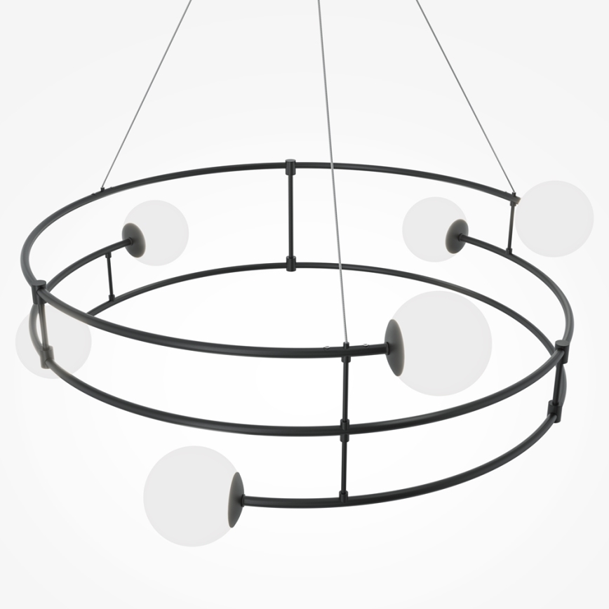 Maytoni MOD317PL-06B - Hanglamp aan een koord BALANCE 6xG9/40W/230V zwart