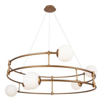 Maytoni MOD317PL-06G - Hanglamp aan een koord BALANCE 6xG9/40W/230V koper