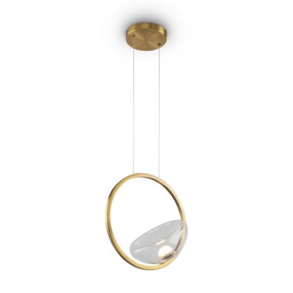 Maytoni MOD327PL-L5BS3K - LED Hanglamp aan een koord LUNARE LED/5W/230V goud