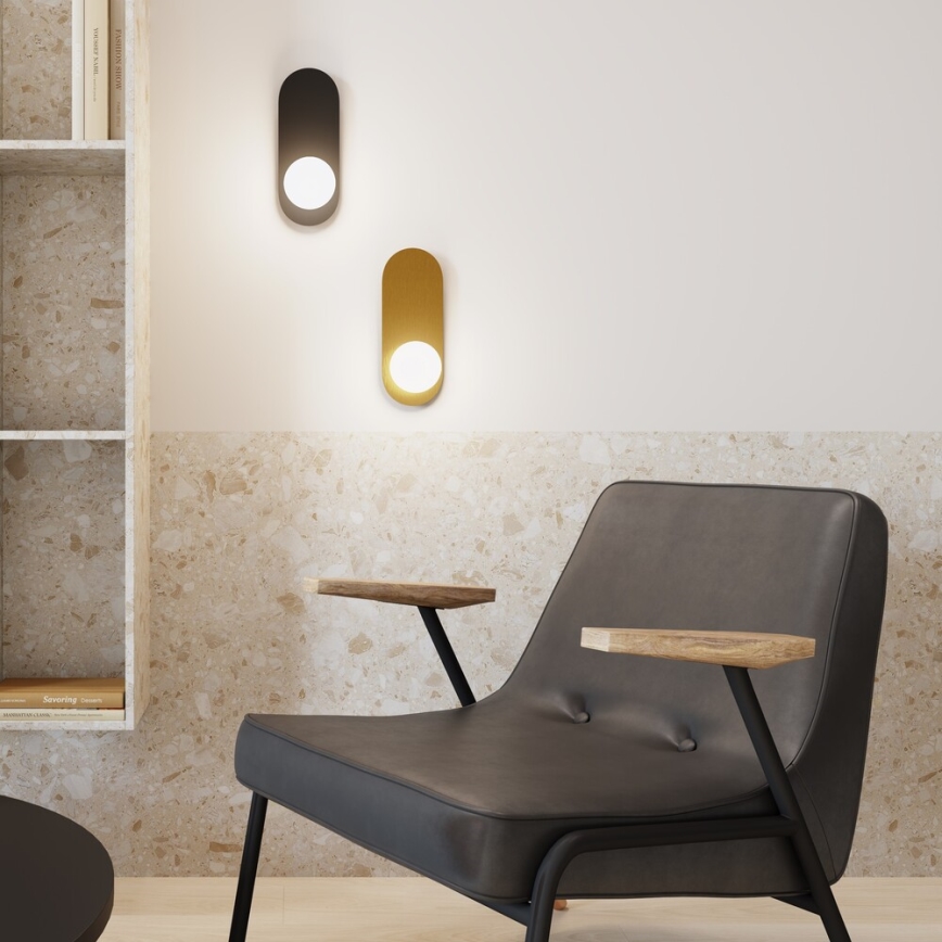 Maytoni MOD419WL-01B - Wandlamp BAO 1xG9/28W/230V zwart