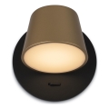 Maytoni MOD421WL-L6BBS3K - Applique murale PIXEL 7W/230V 3000K doré/noir