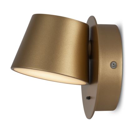 Maytoni MOD421WL-L6BS3K - LED wand verlichting PIXEL LED/7W/230V 3000K goud