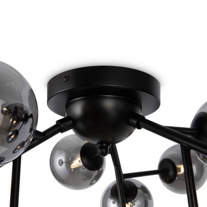 Maytoni MOD545CL-12B - Plafondlamp DALLAS 12xG9/28W/230V zwart/gerookt