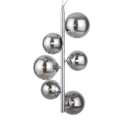 Maytoni MOD545PL-06CH - Hanglamp aan een koord DALLAS 6xG9/28W/230V glanzend chroom