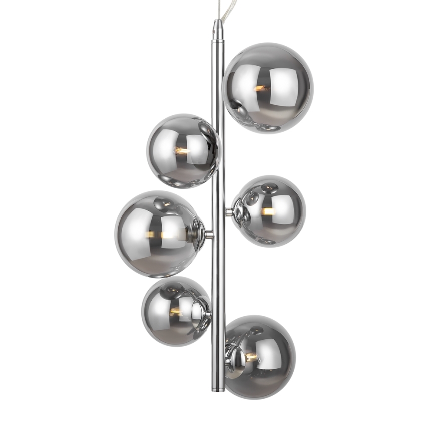 Maytoni MOD545PL-06CH - Hanglamp aan een koord DALLAS 6xG9/28W/230V glanzend chroom
