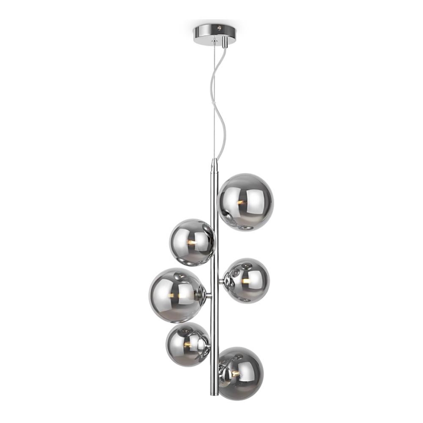 Maytoni MOD545PL-06CH - Suspension filaire DALLAS 6xG9/28W/230V chrome brillant