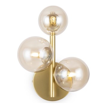 Maytoni MOD545WL-03G - Wandlamp DALLAS 3xG9/28W/230V messing