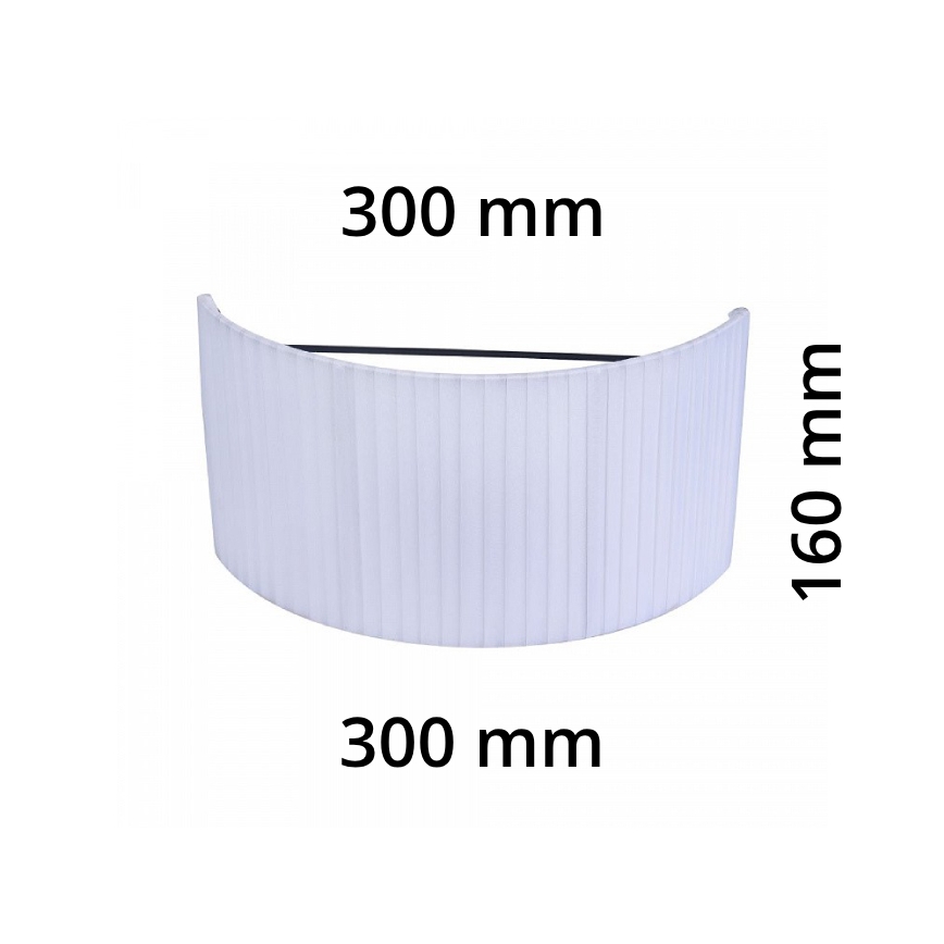 Maytoni MOD974-WLShade-White - Lampenkap voor wandlamp TORONTO wit E27 300x160 mm