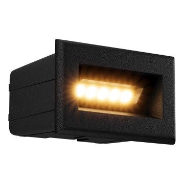 Maytoni O045SL-L3B3K - Ingebouwde LED Lamp voor buiten BOSCA LED/3W/230V 3000K IP65 zwart