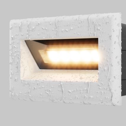 Maytoni O045SL-L3W3K - Ingebouwde LED Lamp voor buiten BOSCA LED/3W/230V 3000K IP65 wit