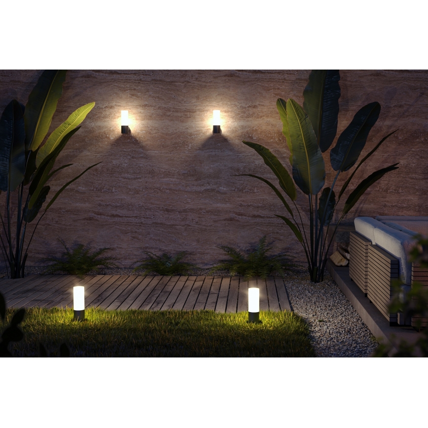 Maytoni O418WL-01B - Wandlamp voor buiten WILLIS 1xE27/60W/230V IP54 zwart