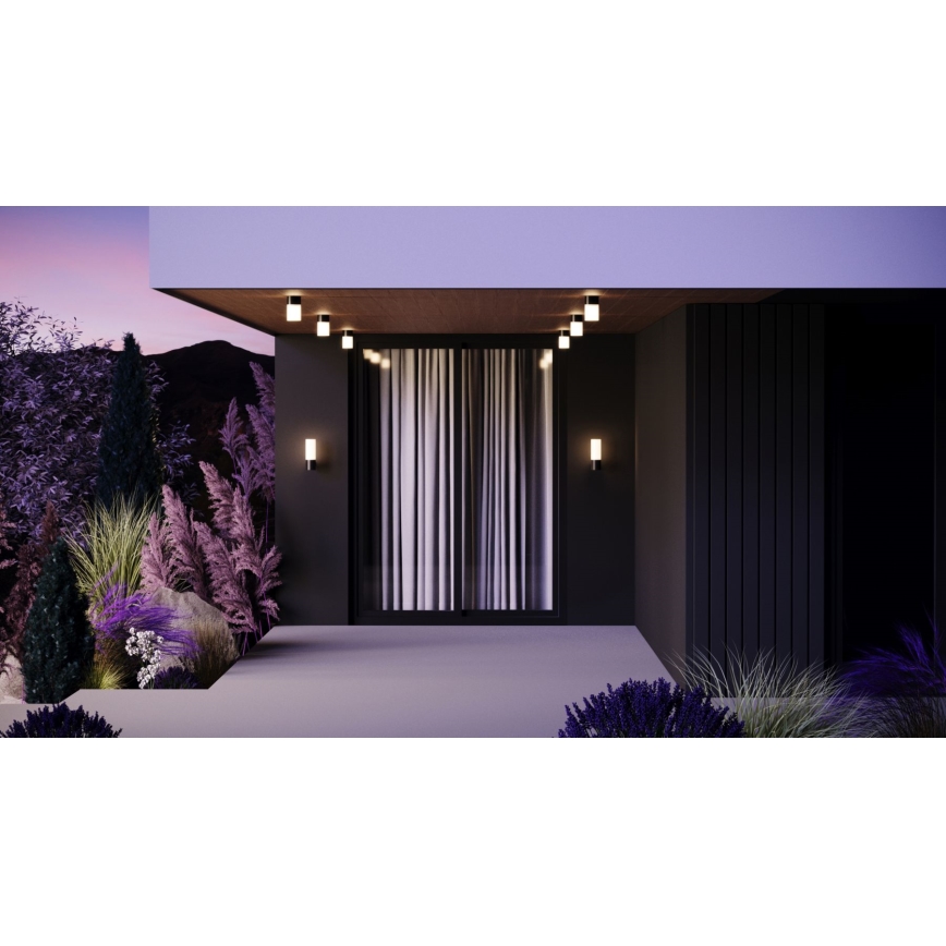 Maytoni O418WL-01B - Wandlamp voor buiten WILLIS 1xE27/60W/230V IP54 zwart