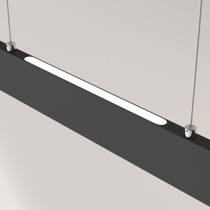 Maytoni P010PL-L23B4K - Suspension filaire STEP LED/23W/230V 4000K 91 cm noir
