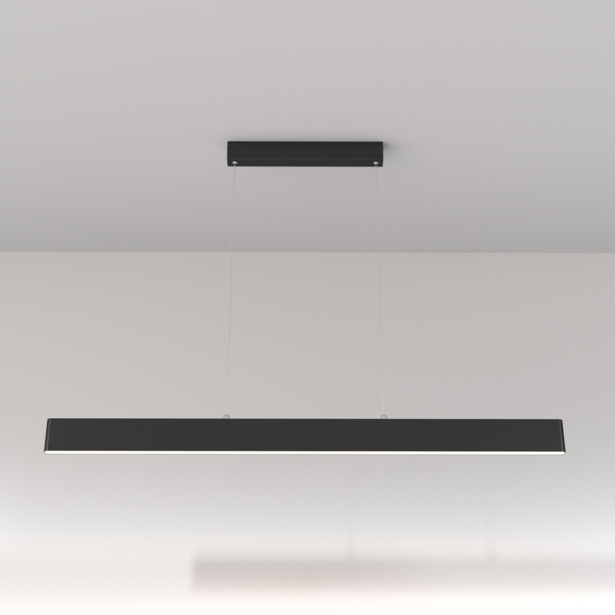 Maytoni P010PL-L30B4K - LED Hanglamp aan een koord STEP LED/30W/230V 4000K 118,5 cm zwart