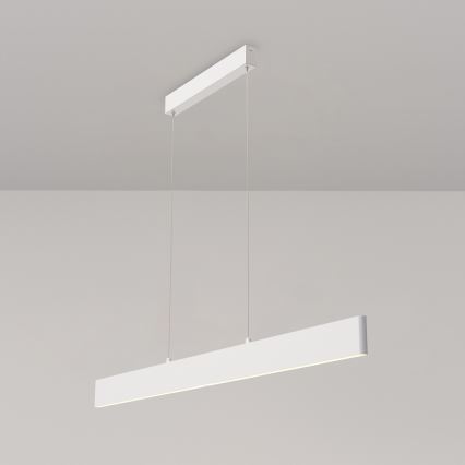 Maytoni P010PL-L30W4K - LED Hanglamp aan een koord STEP LED/30W/230V 4000K 118,5 cm wit