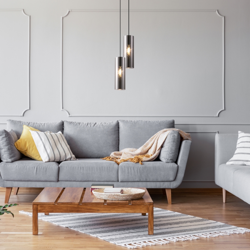 Maytoni P011PL-01CH - Hanglamp aan een koord GIOIA 1xE14/40W/230V zwart