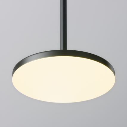 Maytoni P076PL-L12W3K-B - LED Hanglamp aan een koord PLATO LED/12W/230V 3000K zwart