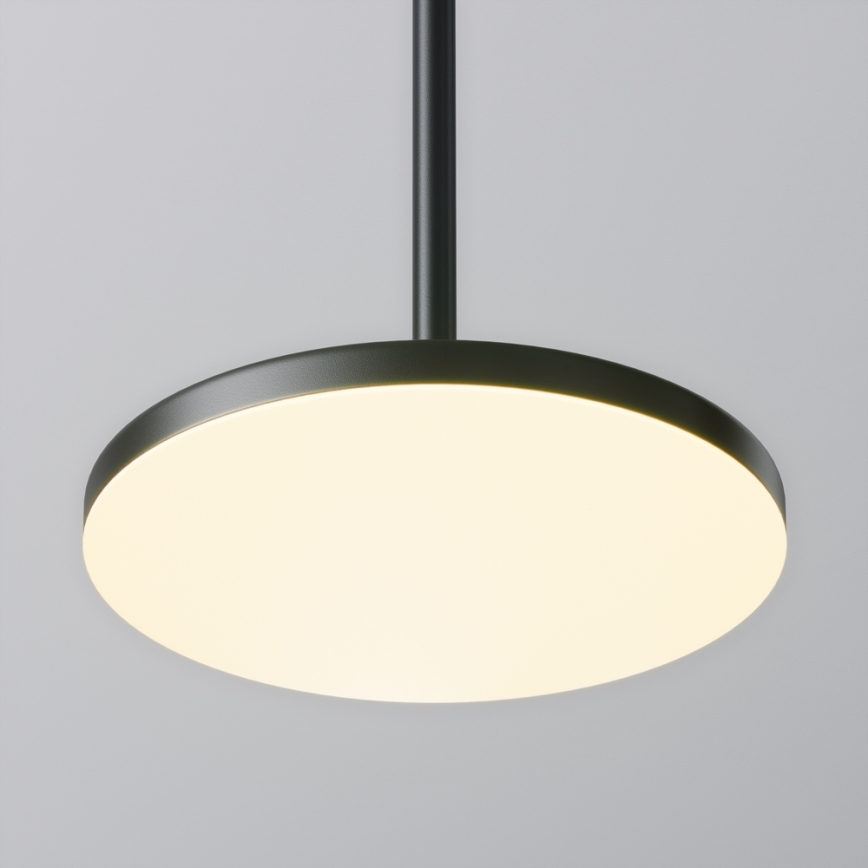 Maytoni P076PL-L12W3K-B - LED Hanglamp aan een koord PLATO LED/12W/230V 3000K zwart