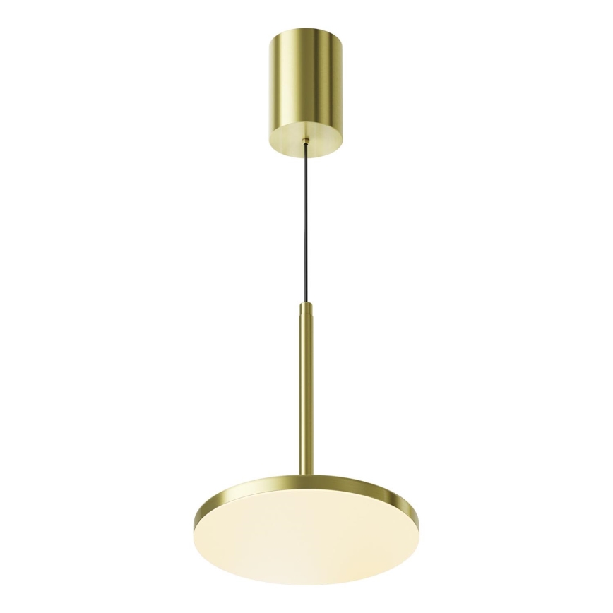 Maytoni P076PL-L12W3K-BS - LED Hanglamp aan een koord PLATO LED/12W/230V 3000K goud