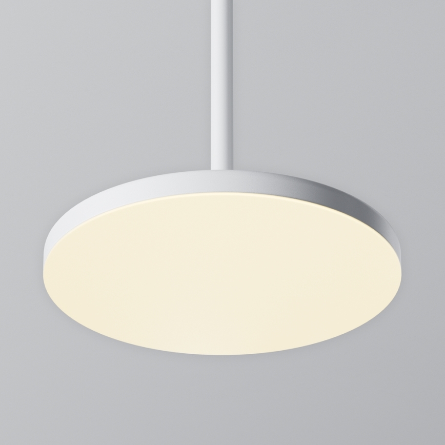 Maytoni P076PL-L12W3K-W - LED Hanglamp aan een koord PLATO LED/12W/230V 3000K wit