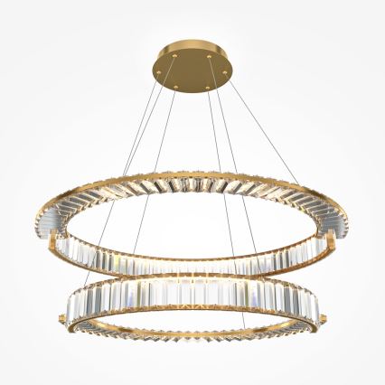 Maytoni P097PL-L90G4K - Suspension filaire KRONE LED/90W/230V CRI 90 d. 80,5 cm doré