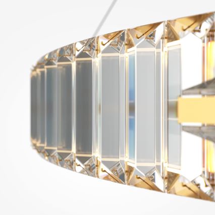 Maytoni P097PL-L90G4K - Suspension filaire KRONE LED/90W/230V CRI 90 d. 80,5 cm doré
