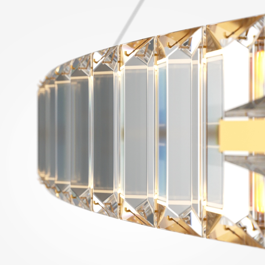 Maytoni P097PL-L90G4K - Suspension filaire KRONE LED/90W/230V CRI 90 d. 80,5 cm doré
