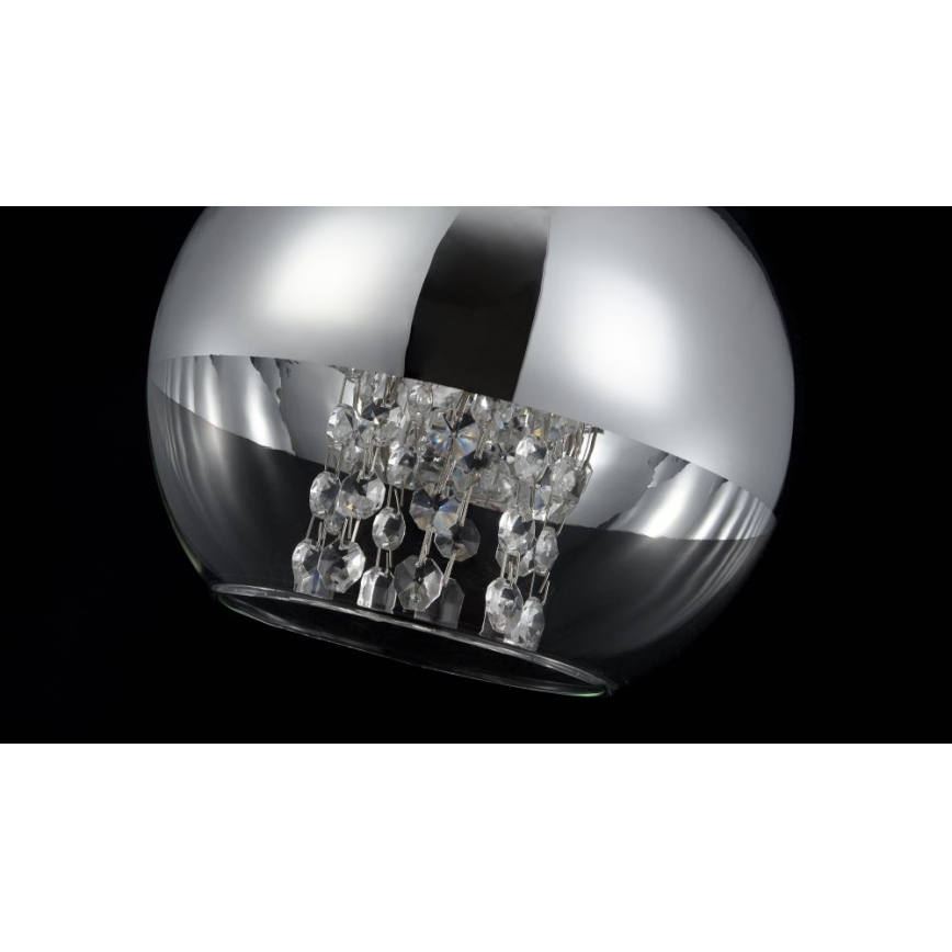 Maytoni P140-PL-110-1-N - Hanglamp aan een koord FERMI 1xE27/60W/230V glanzend chroom