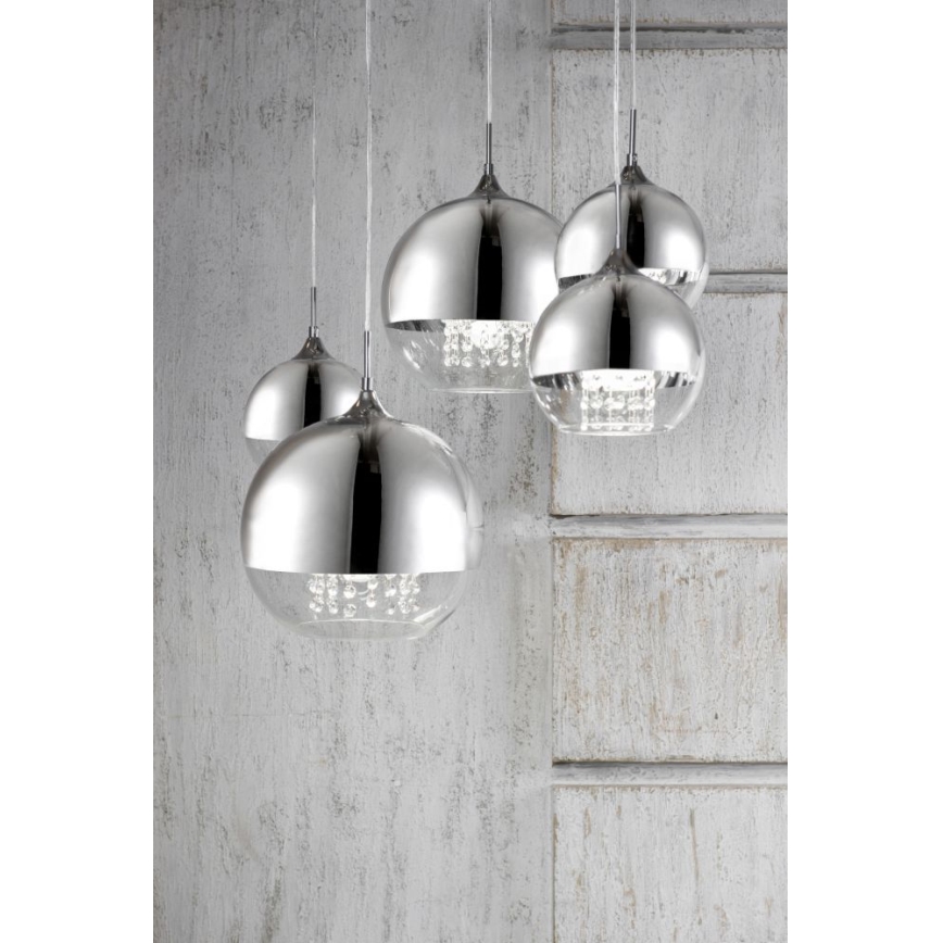 Maytoni P140-PL-170-5-N - Hanglamp aan een koord FERMI 5xE27/60W/230V glanzend chroom