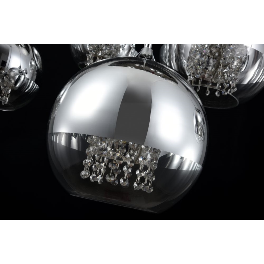 Maytoni P140-PL-170-5-N - Hanglamp aan een koord FERMI 5xE27/60W/230V glanzend chroom