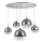 Maytoni P140-PL-170-5-N - Hanglamp aan een koord FERMI 5xE27/60W/230V glanzend chroom
