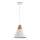 Maytoni P359-PL-01-W - Suspension filaire BICONES 1xE27/60W/230V d. 22 cm blanc/beige