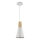 Maytoni P359-PL-140-W - Suspension filaire BICONES 1xE27/60W/230V d. 14 cm blanc/beige