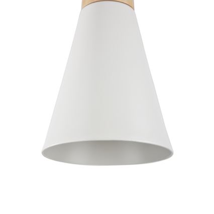 Maytoni P359-PL-140-W - Suspension filaire BICONES 1xE27/60W/230V d. 14 cm blanc/beige