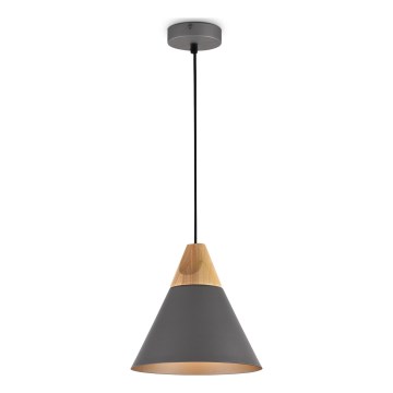 Maytoni P359-PL-220-C - Hanglamp aan een koord BICONES 1xE27/60W/230V diameter 22 cm grijs/beige